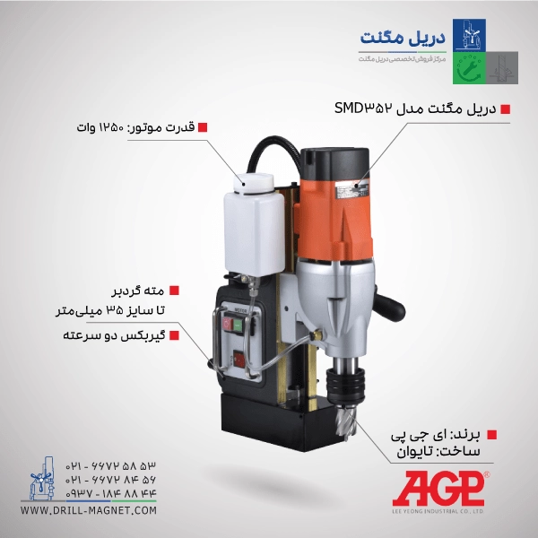 SMD-352n-min دریل مگنت SMD352 - تصویر 1