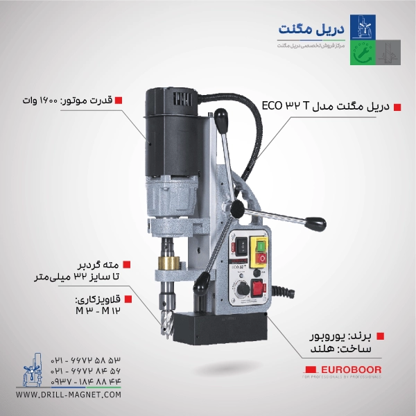 دریل مگنت مدل ECO.32T