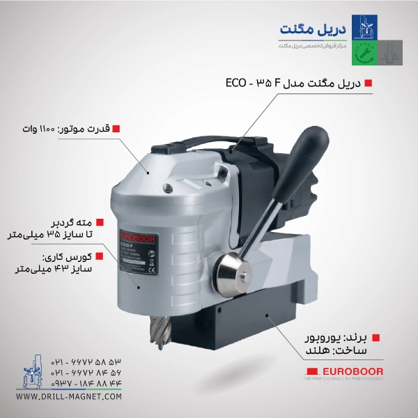 دریل مگنت مدل ECO.35F