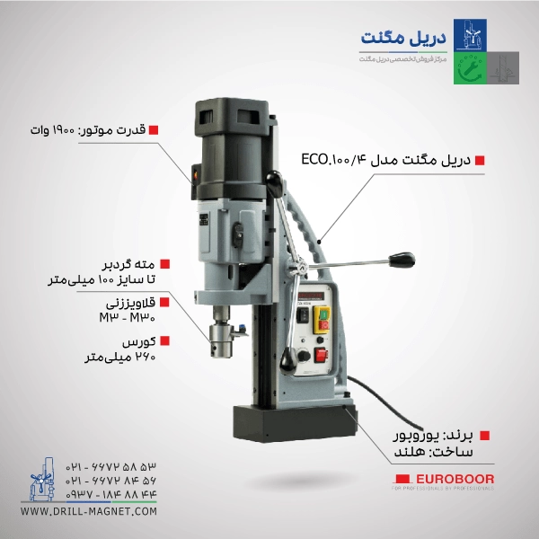 دریل مگنت مدل ECO.100/4