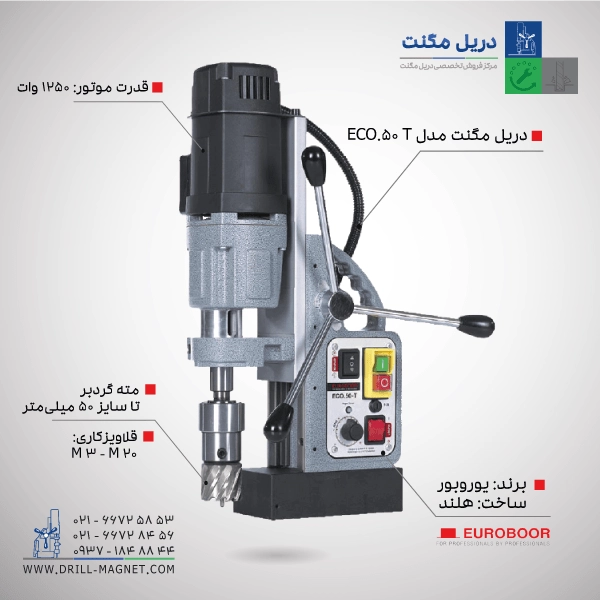 دریل مگنت مدل ECO.50T
