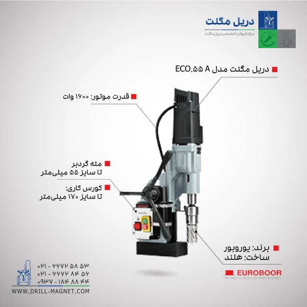 دریل مگنت مدل ECO.55-A