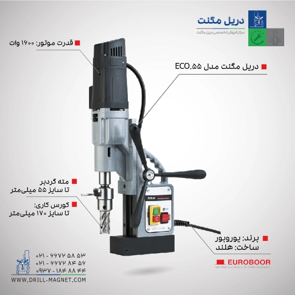 دریل مگنت مدل ECO.55