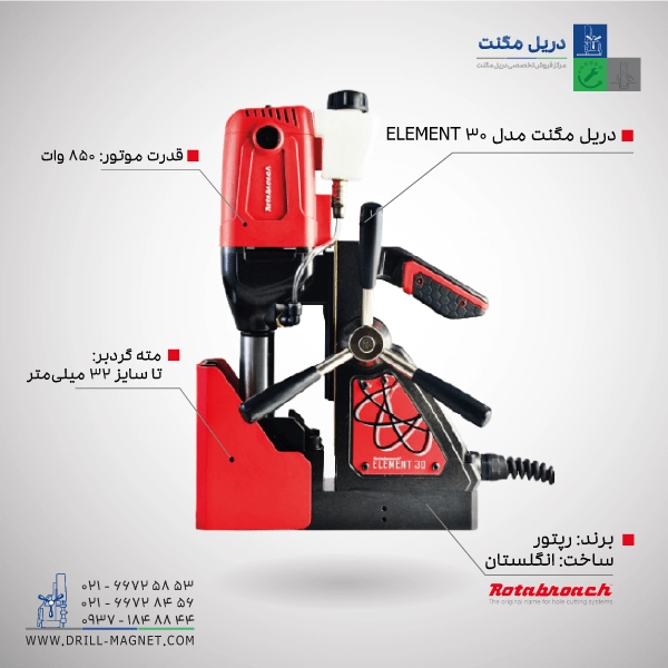 دریل مگنت مدل Element-30